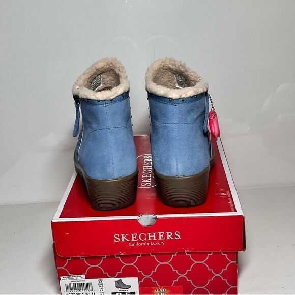 Skechers Jumper Studded Sherpa Trim Bootie - Picture 6 of 7